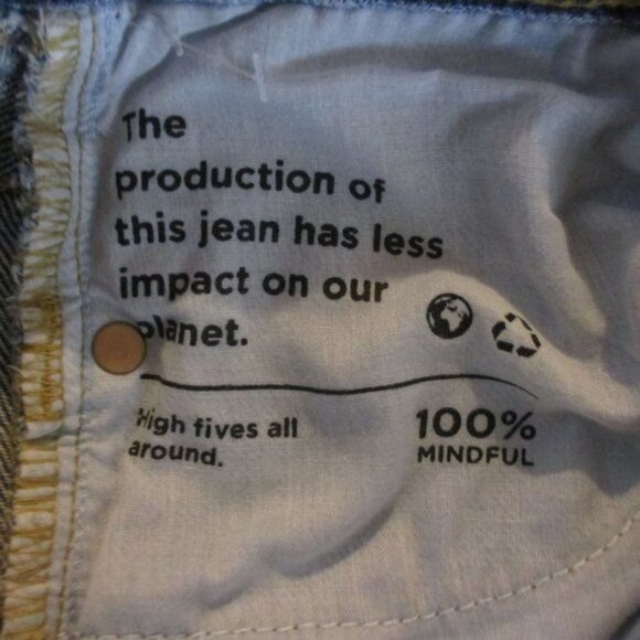 PacSun Pac Sun '90s Boyfriend Ripped Jeans Streetwear Size 25 Distressed - Picture 8 of 13